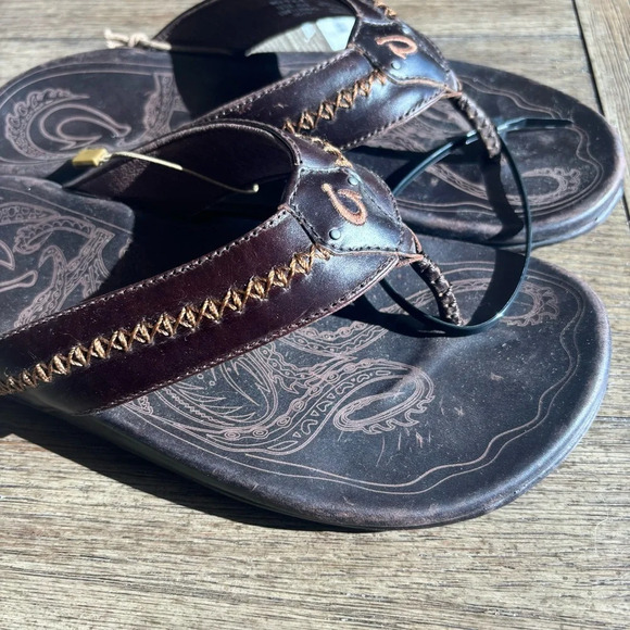 OluKai Mea Ola Dark Java NWT - Picture 6 of 12
